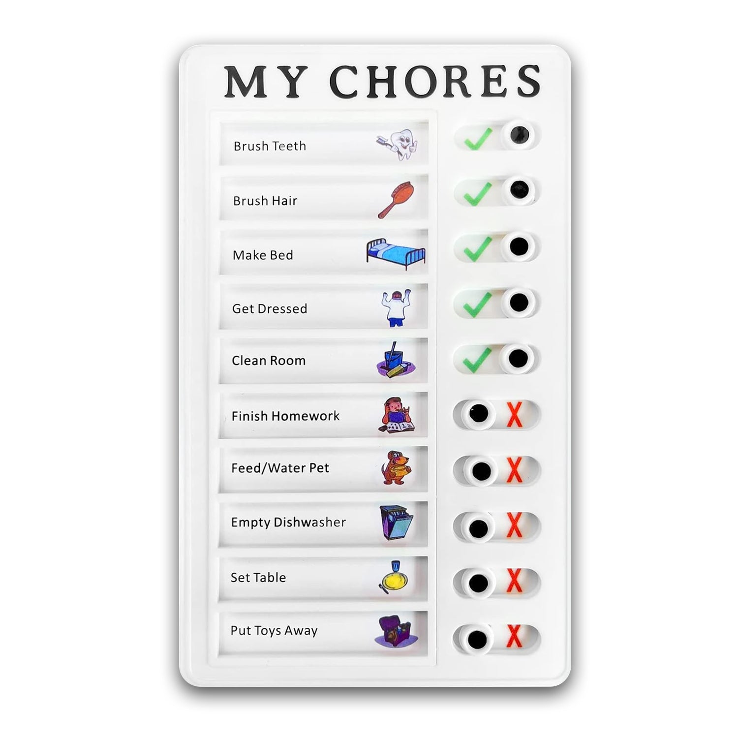 4448 Portable My Chores Home Note Board Management Planning Memo Boards Reminding Time. DeoDap 4448 Portable My Chores Home Note Board Management Planning Memo Boards Reminding Time. DeoDap